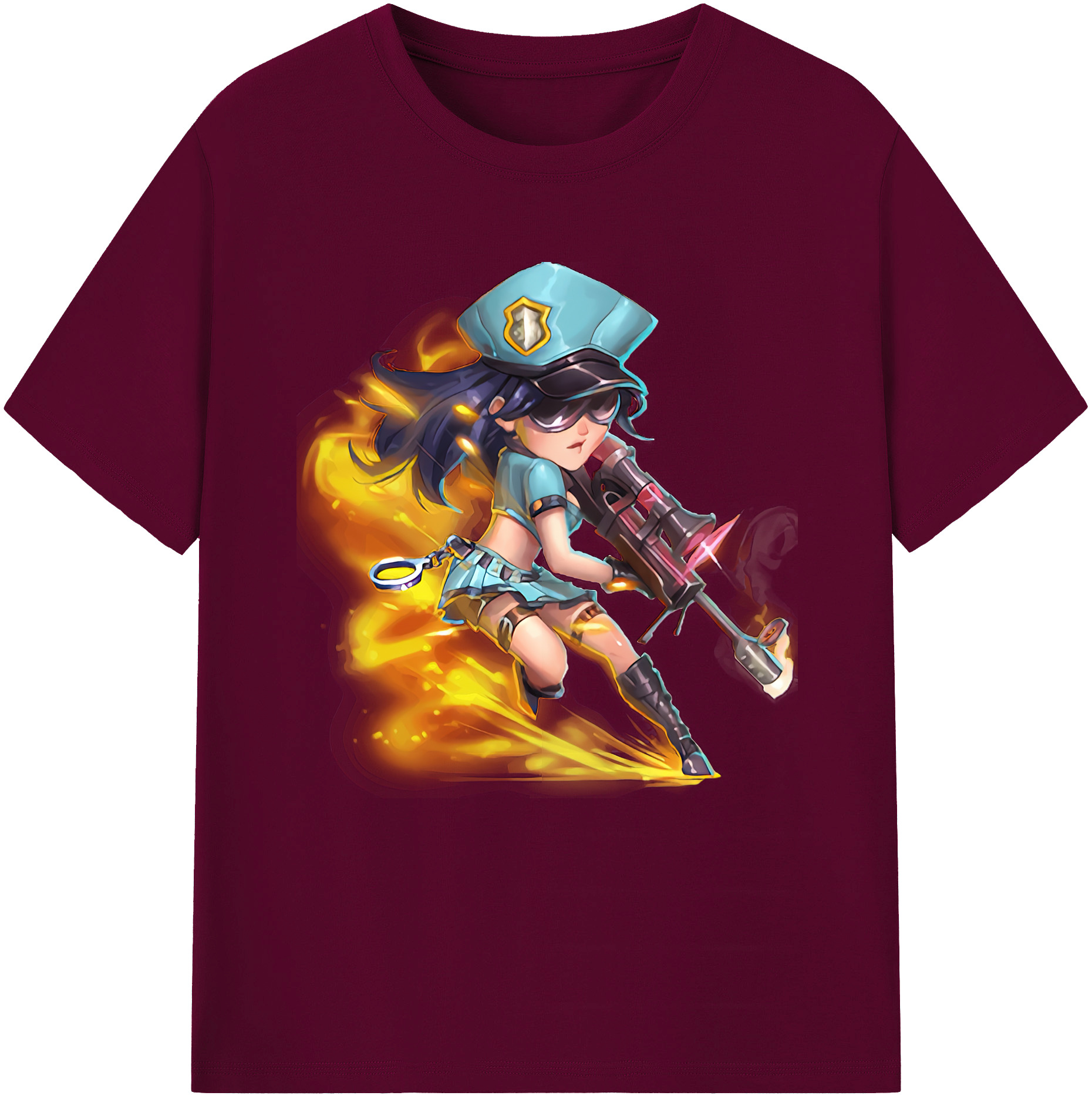 （画像用） リーグ・オブ・レジェンド League of Legends LOL レディースカジュアルプリントTシャツ（綿100％）